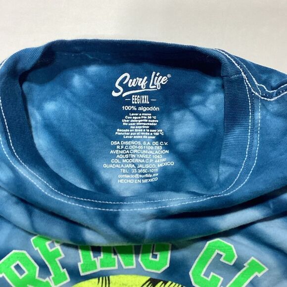 Surfing Club T-Shirt Los Cabos Sunny Beach Surf Life Brand Tee XXL - Picture 5 of 7